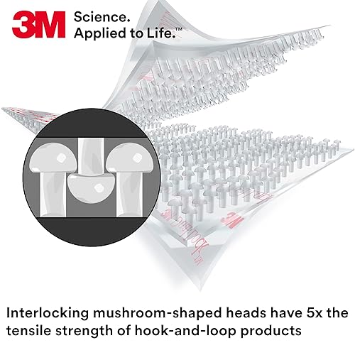 Miniatura 3 de 3M Sujetadores resellables de doble bloqueo SJ3560, tipo 250, transparentes, 12 pulgada x 50 yardas, uso industrial, cierre a presión, fuerte y
