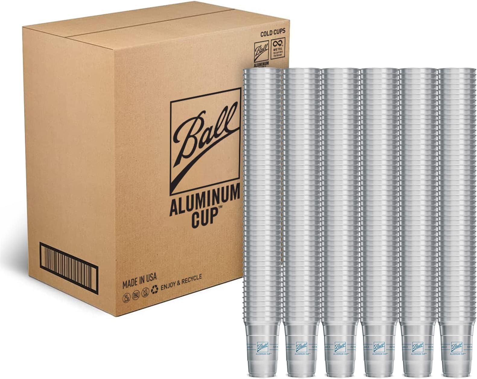 Recyclable Party Cups, Wholesale Bulk Pack, 20 oz. Cup, 600 Cups Per Pack