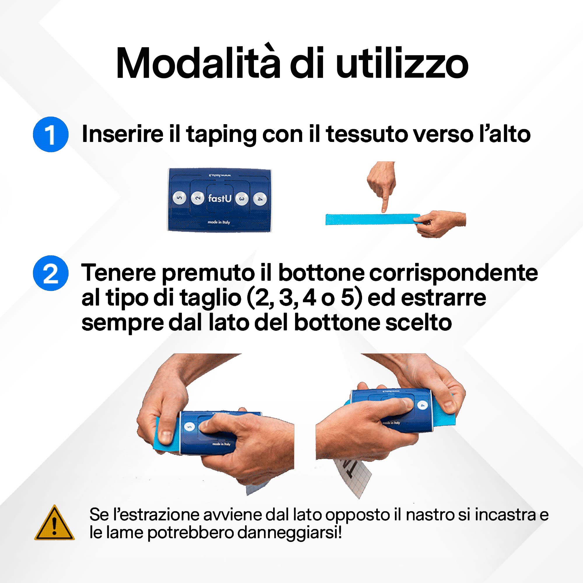 FastU - Cortador profesional para cinta elástica + 6 rollos de cinta deportiva ATS (6)