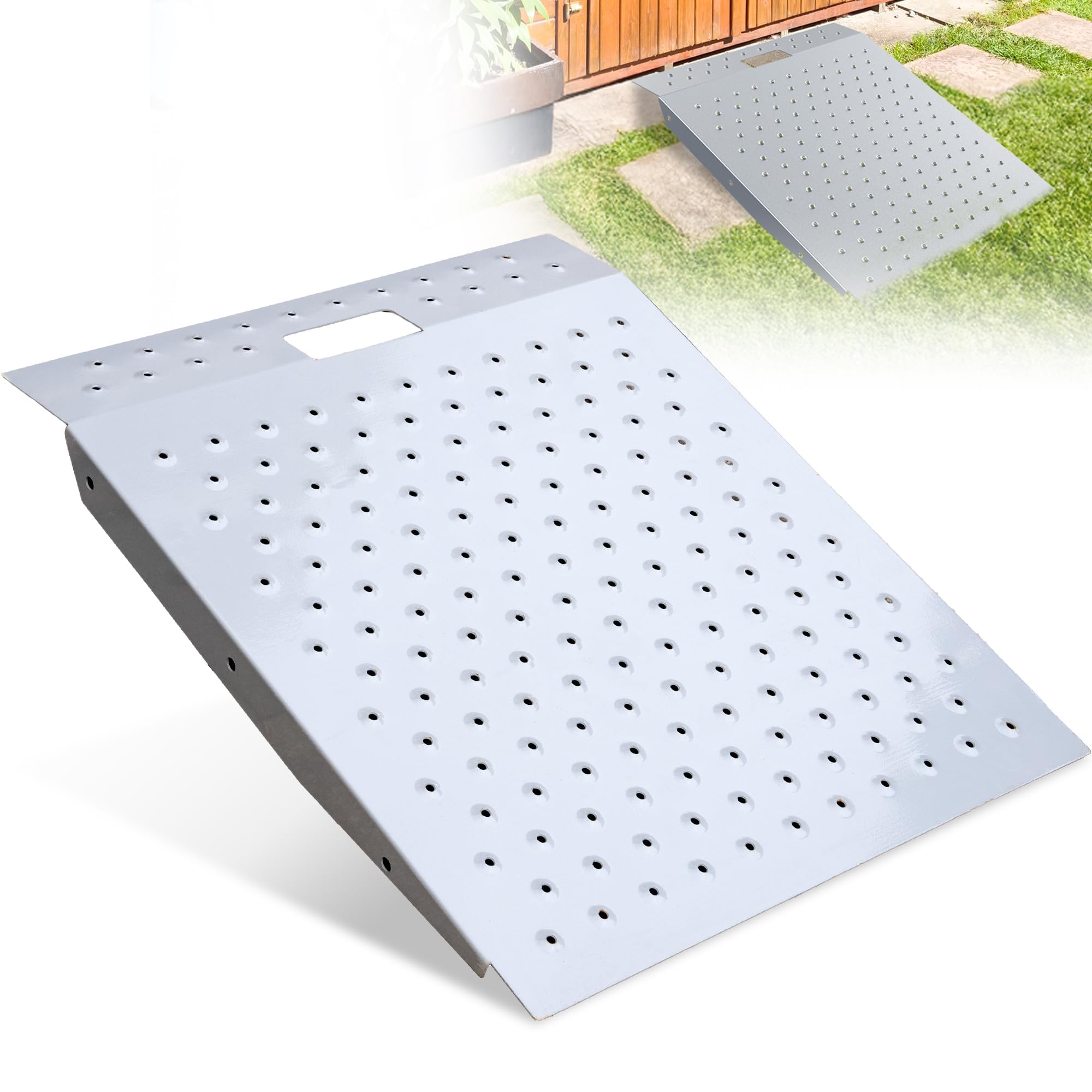 WHALEMOTOR Shed Ramp - 750lb Capacity -9
