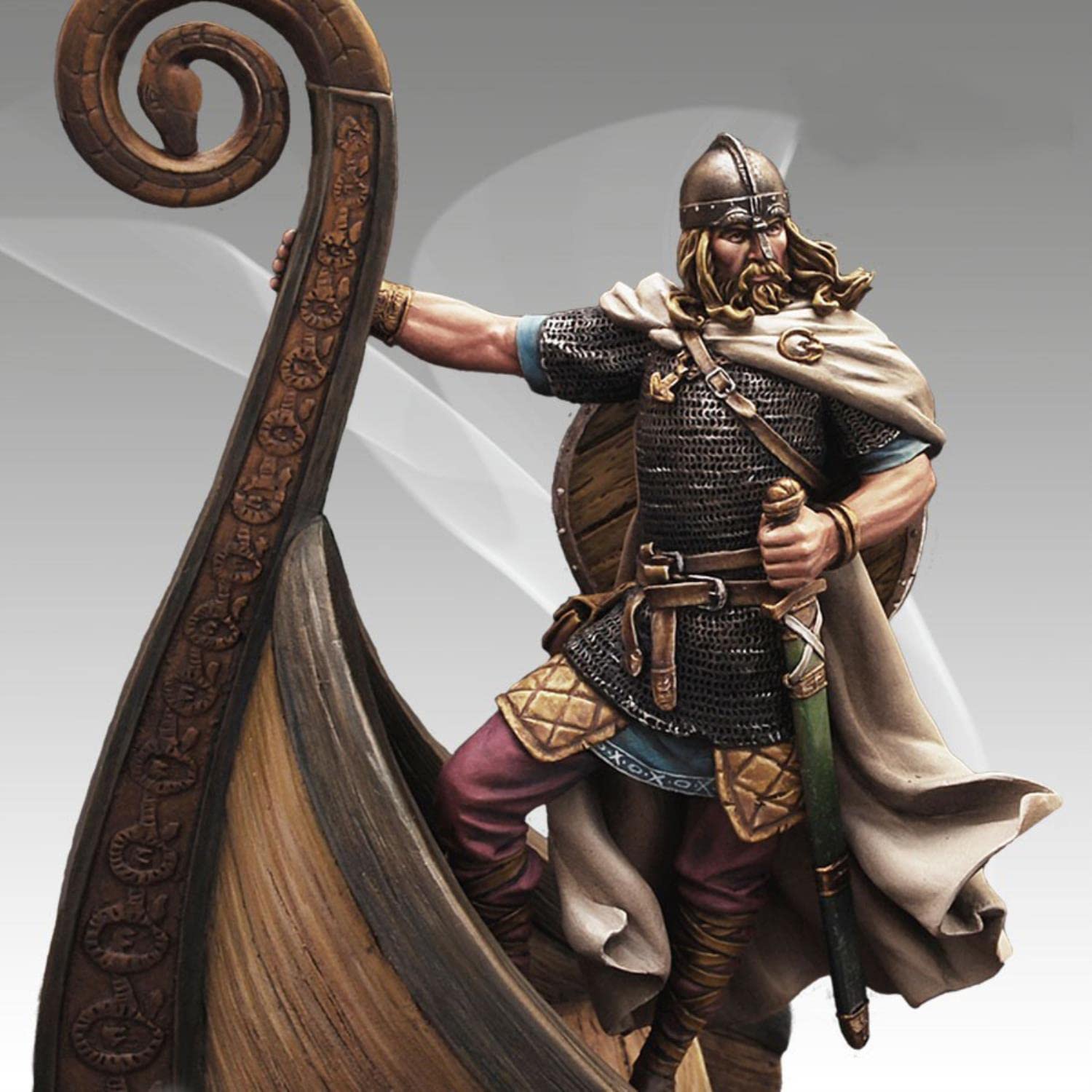 1/24 75Mm Ancien Homme Viking Ixc Figurines résine Kit Bricolage Jouets Kits Non assemblé Non Peint