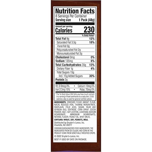 Miniatura 8 de Lance Galletas de sándwich, Nekot Fudge, caja de 8 unidades