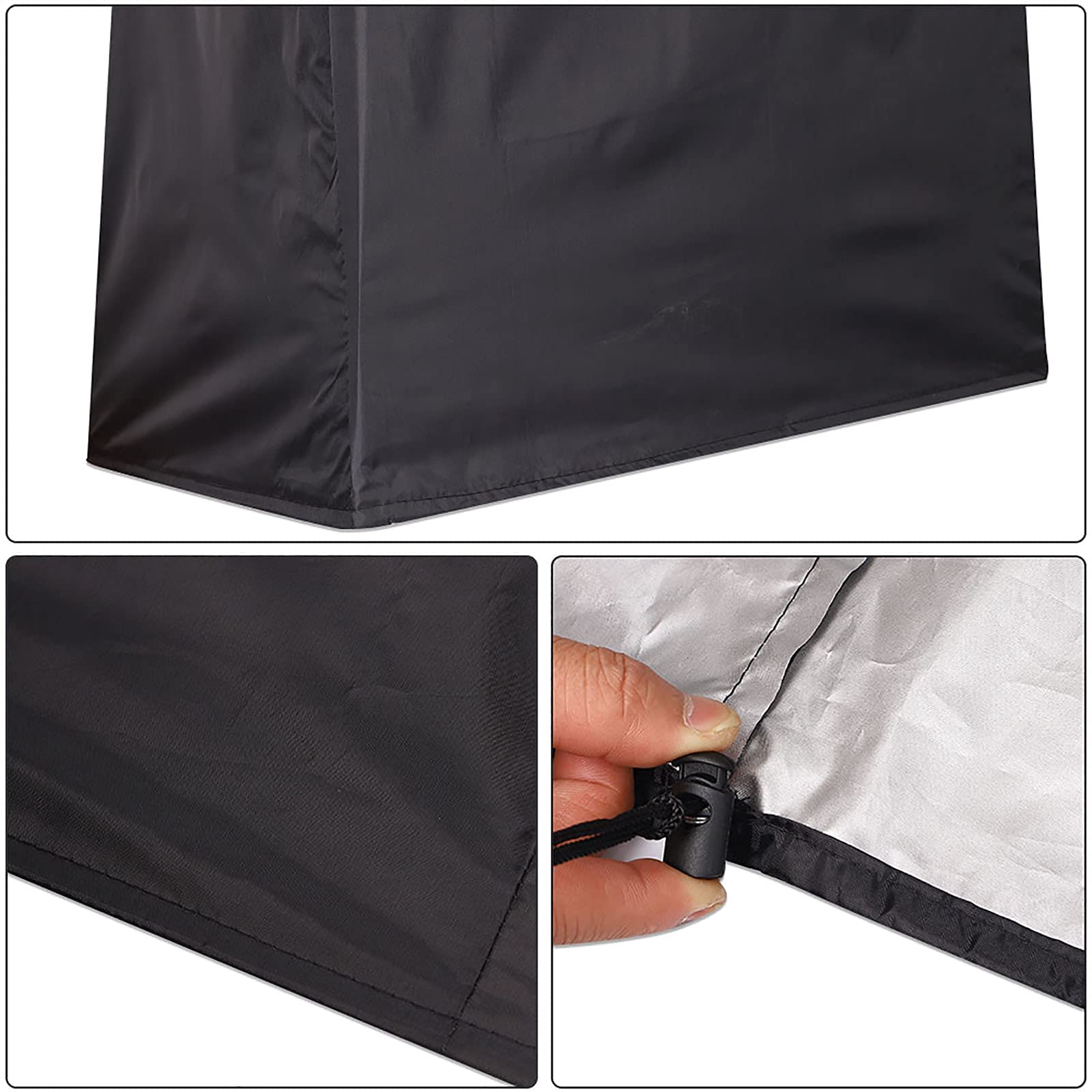 Housse de protection pour chauffage de terrasse - 224,6 cm - Résistante et étanche - Pour chauffage de terrasse pyramidale - Triangle - Grande housse de chauffage