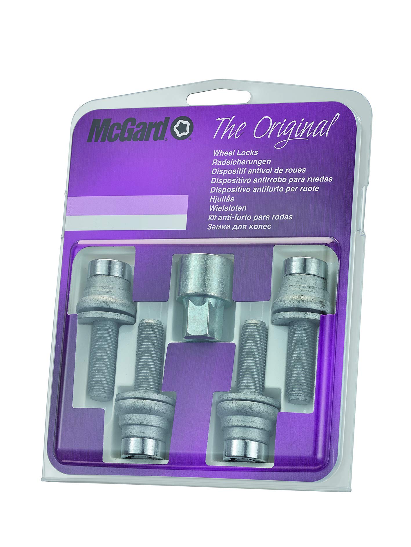 26001SU Wheel Lock Bolts SU M12 x 1,25, flat seat, shaft length 34,5 mm, Overall length 37,6 mm, Hex