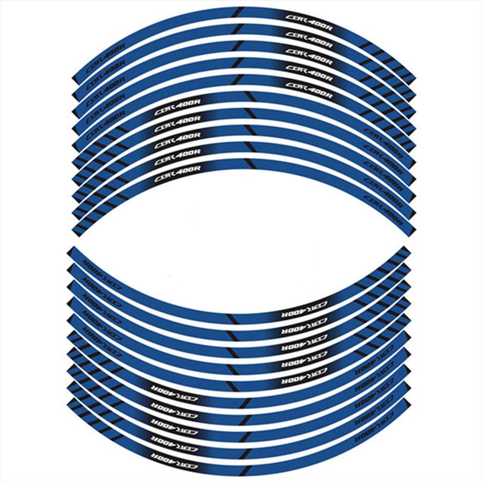 Frynuzb A3 Applique For Cbr400r Reflective Stickers For Motorcycle Inner Wheel Rim Stickers(A3)
