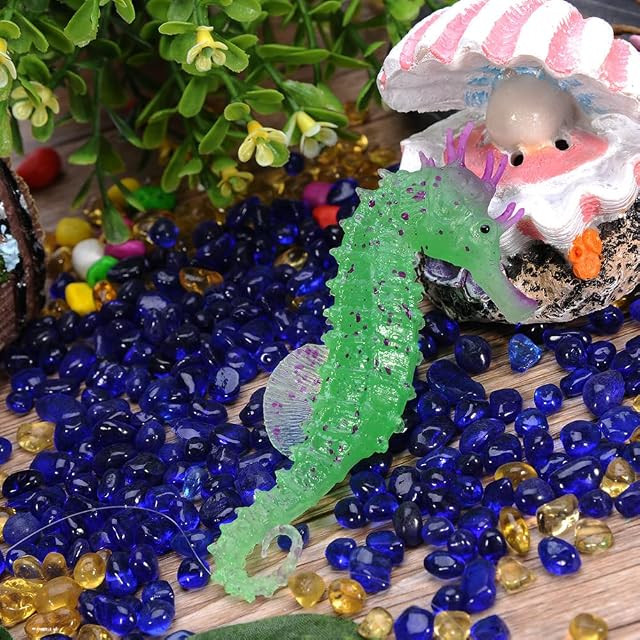 Foto 5 de 6 de tacery Linda Acuario - Decoración Luminosa Flotante Caballito mar Que Brilla intensamente,Decoraciones…