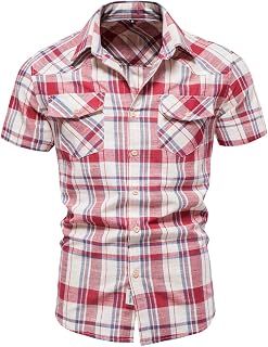 Camisa Cuadros Manga Corta | Cuidado con el Perro
