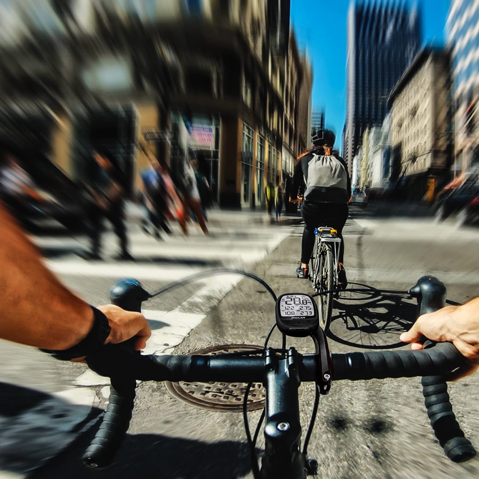 Meilan Oval Gps Bike Computer Wireless Bluetooth Ant Bicycle