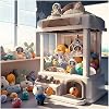 Crane Game Home Upho Catcher Toy with Music and Lighting, USB Cable Crane Game UFO Catcher Crane Game Gift for Adults Girls Boys
