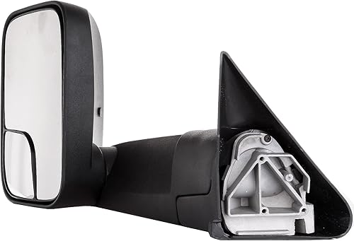 Miniatura 9 de SCITOO Espejos laterales manuales del conductor y del pasajero de 7 x 10 pulgadas abatibles con soportes de montaje de repuesto para Dodge 1994-2001