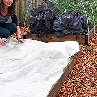 Vista 8 de Cubiertas para plantas, protección contra la congelación, cubierta antiescarcha, 7 x 10 pies, reutilizable, rectangular, protección contra heladas