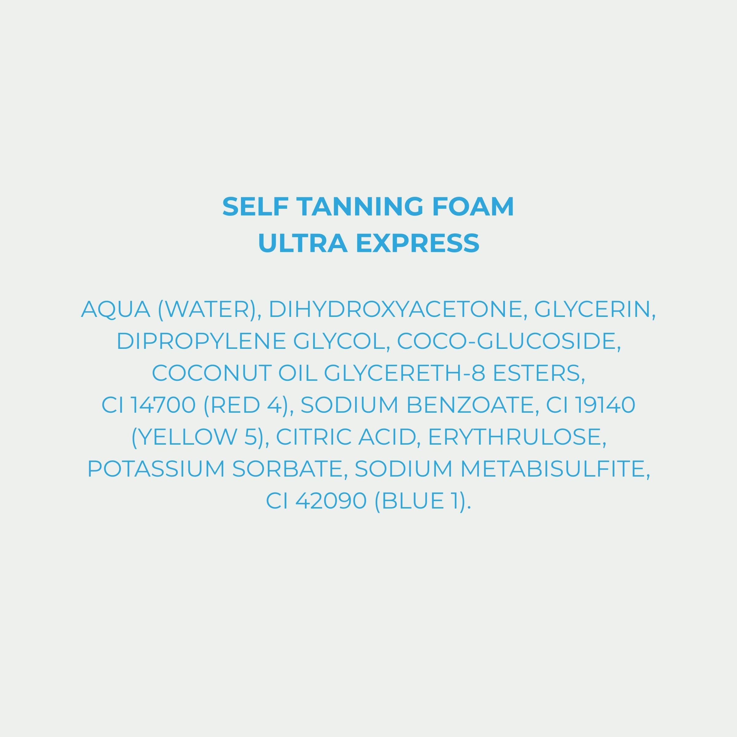 Bondi Sands Selbstbräunungsschaum - Self Tanning Foam Ultra Express Ultra Dark - Schnell wirkend in 1 Stunde – Für intensive Bräune - Inhalt: 200 ml