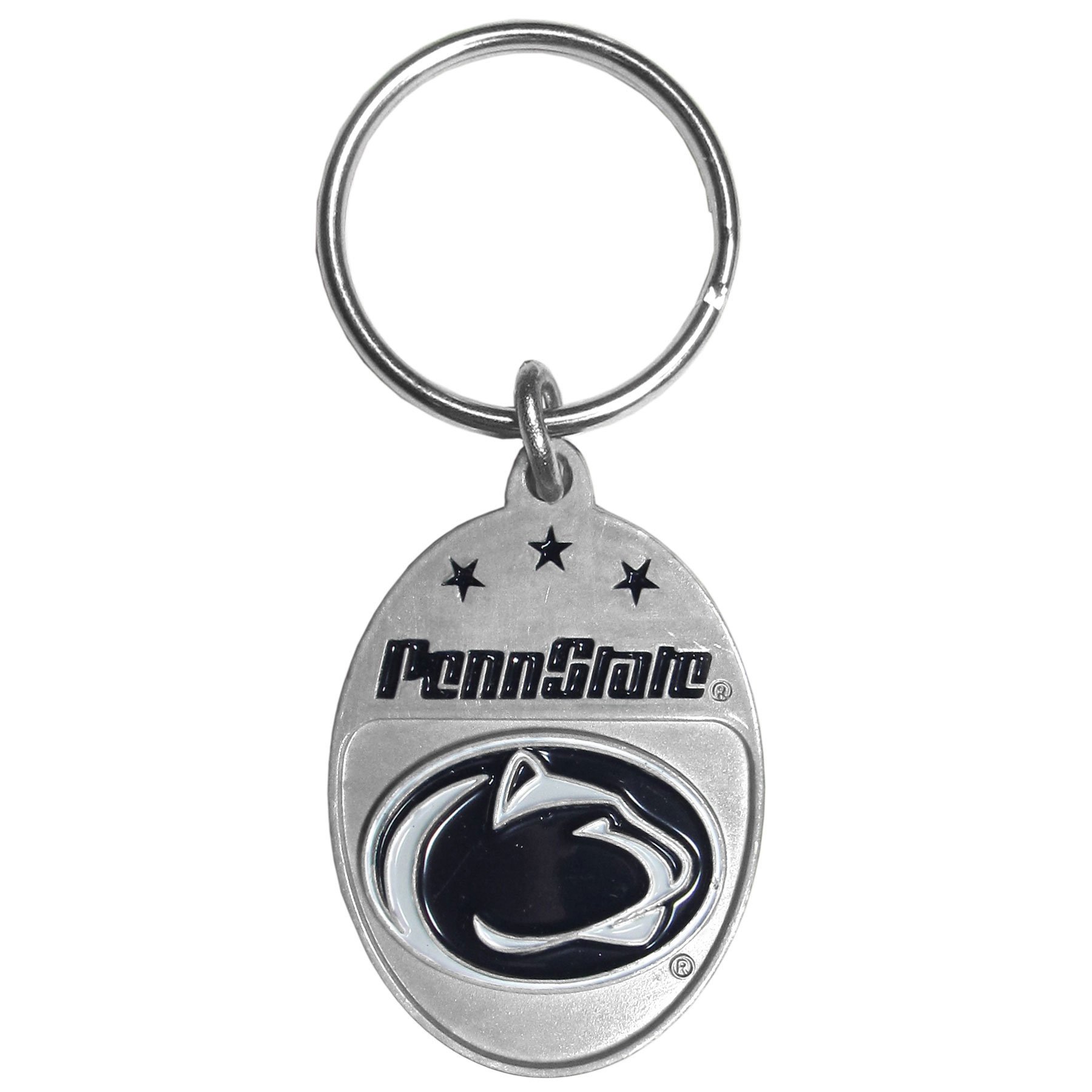 NCAA Siskiyou Sports Fan Shop Penn State Nittany Lions Carved Metal Key Chain One Size Team Color