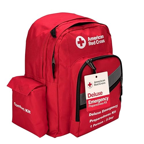 Miniatura 4 de First Aid Only 91052: Mochila de preparación para emergencias Cruz Roja Deluxe