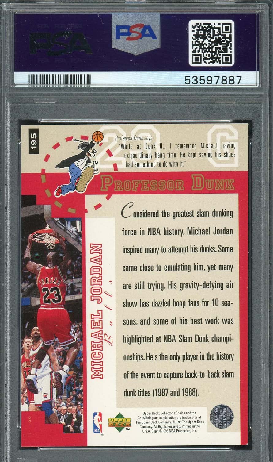 Amazon.com: Michael Jordan 1995 Upper Deck Collectors Choice