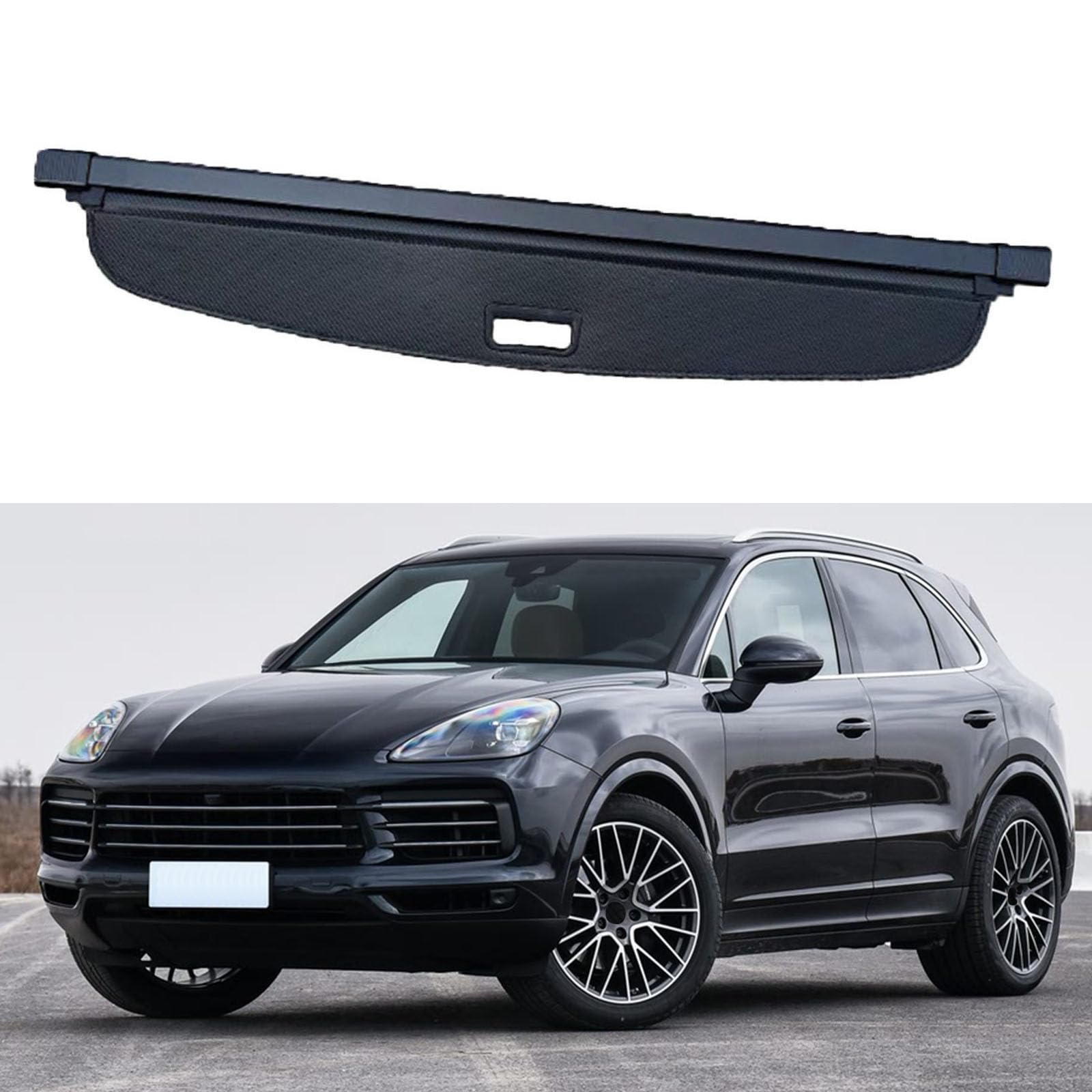 SXLGDW Car Retractable Rear Trunk Parcel Shelf,Compatible with Porsche Cayenne 2018-2026,Car parts