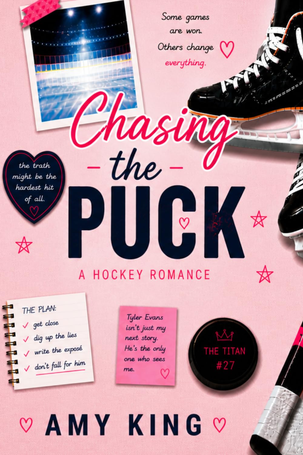 Chasing the puck