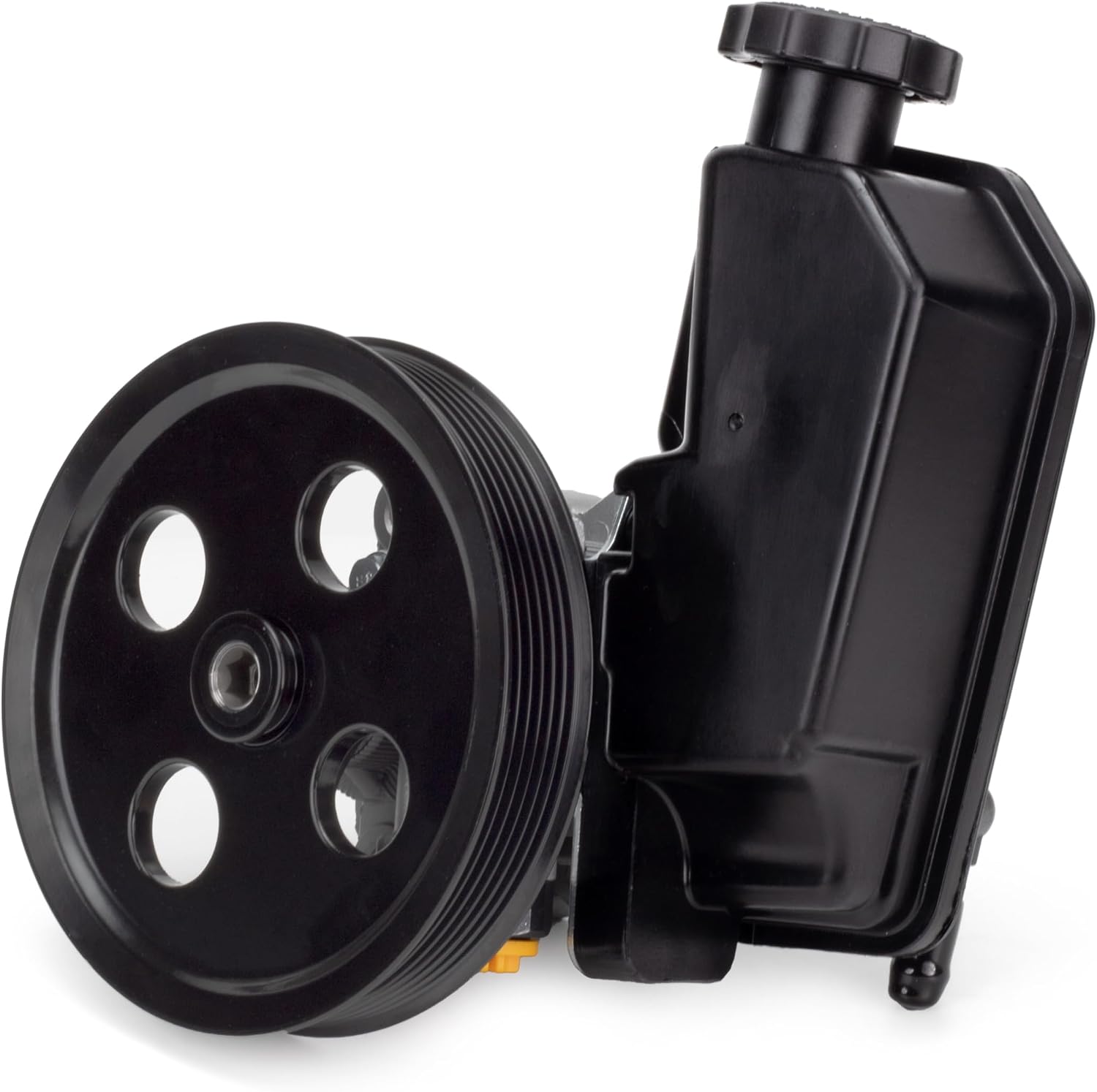 Power Steering Pump, with Reservoir & 6-Groove Pulley, Compatible with Jeep WK Series Grand Cherokee 2005-2007 3.7L 4.7L, Grand Cherokee 2006-2010 6.1L, XK Series Commander 2006-2007 3.7L
