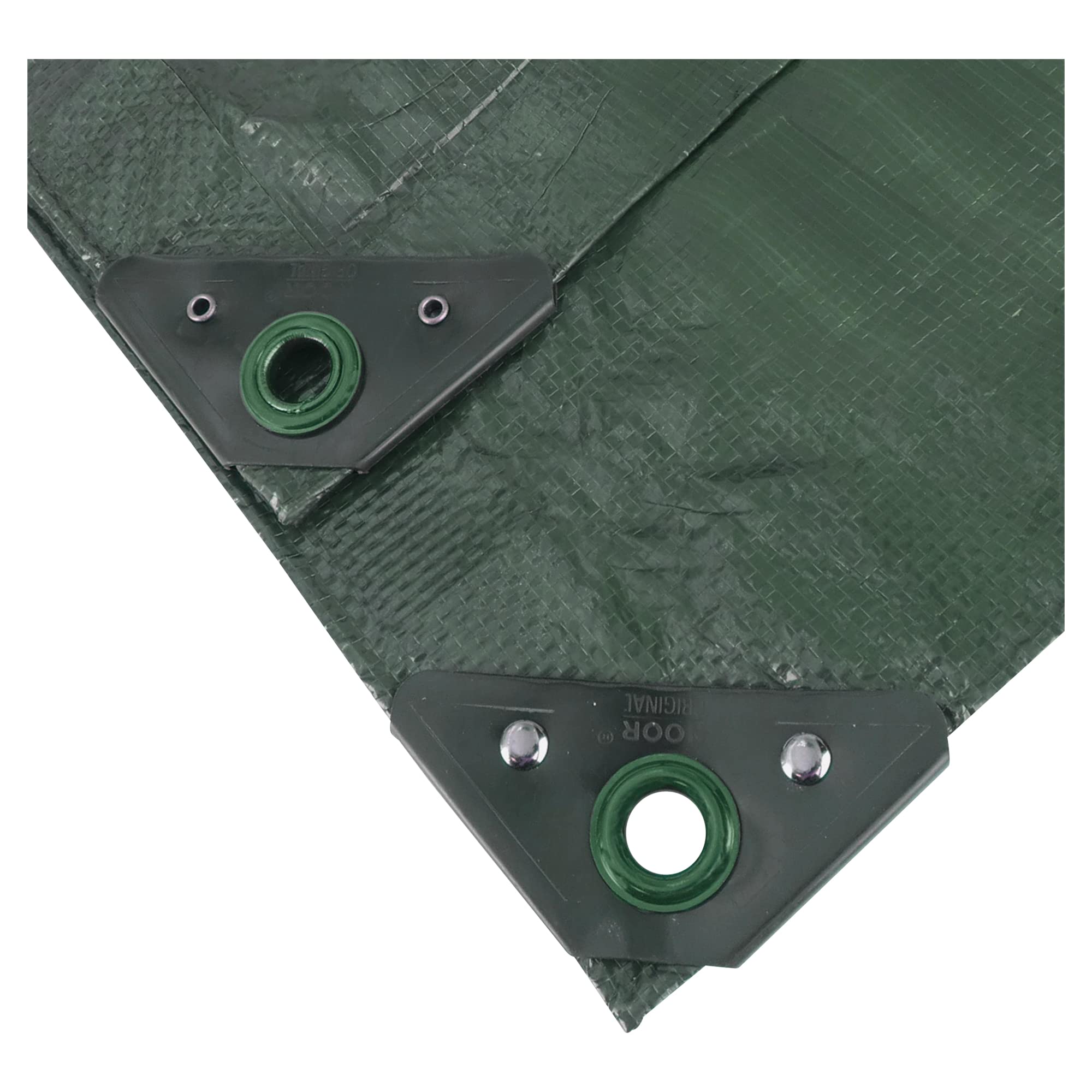 NOOR Abdeckplane Profi 140g/m² 10 x 12m in grün I Gewebeplane mit Ösen I UV-resistenter Stoff I Regenplane wasserdicht für den Garten I Schutz vor Wind, Wetter, Schmutz und Feuchtigkeit