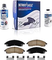 Vista 39 de Detroit Axle - Pastillas de freno para Pontiac Grand Prix 2005-2008, Buick LaCrosse Allure 2005-2009, pastillas de freno de cerámica con repuesto