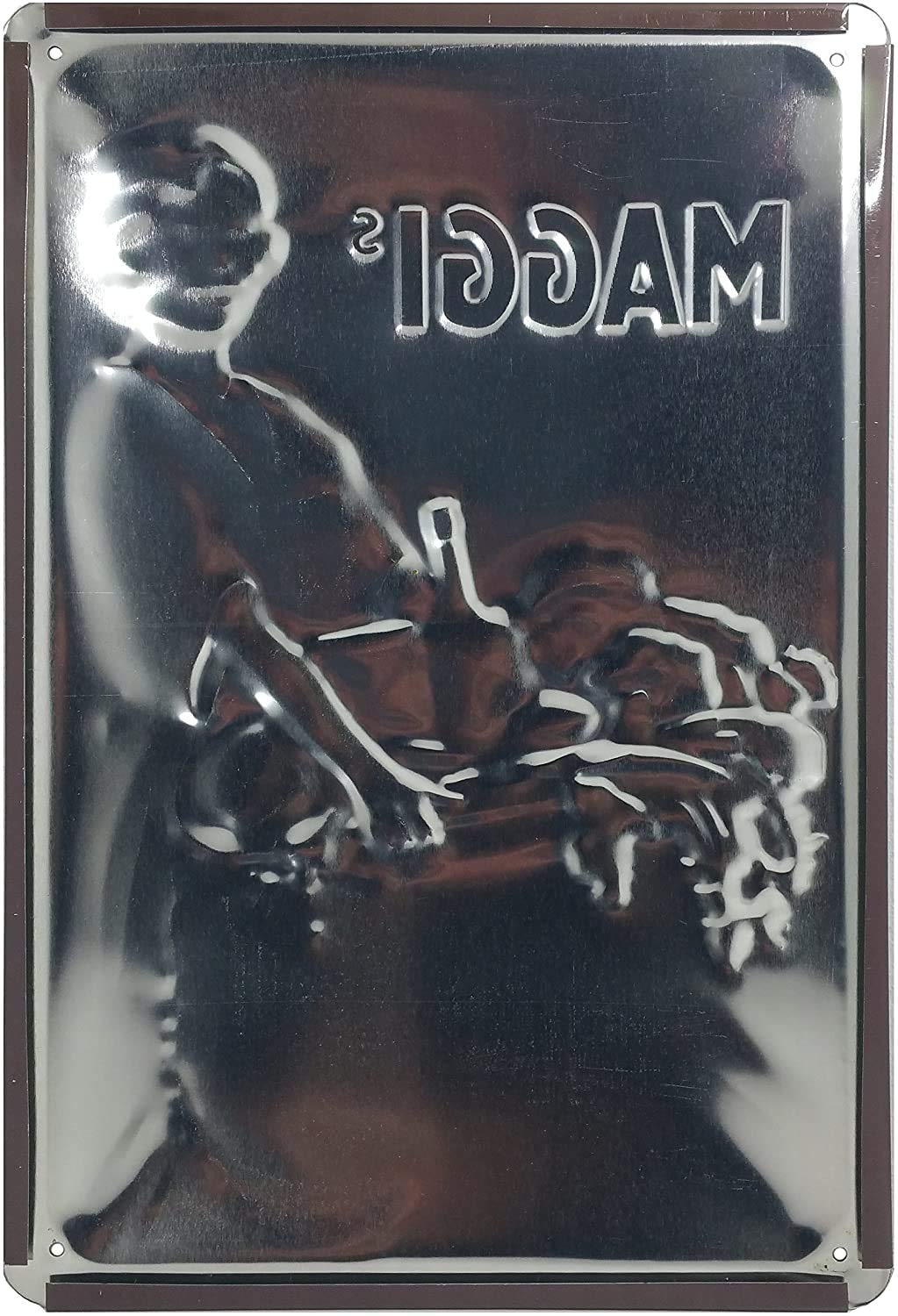 Blechschild 'Beware Of Frettchen' – 14x20 Cm, Aluminium, Vintage-Design Für Wand & Tür