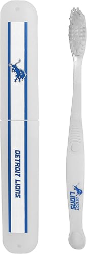 Miniatura 2 de Siskiyou Sports NFL Detroit Lions - Juego de cepillo de dientes y estuche de viaje unisex