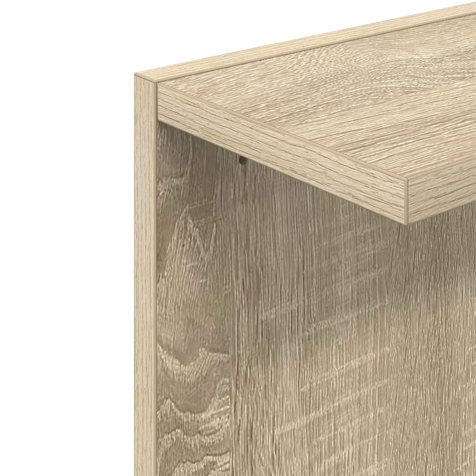 2 mensole da parete in rovere Sonoma, 22 x 15 x 100 cm, per soggiorno, camera da letto, cucina, bagno, corridoio, bambini, ufficio, salvaspazio, decorazione