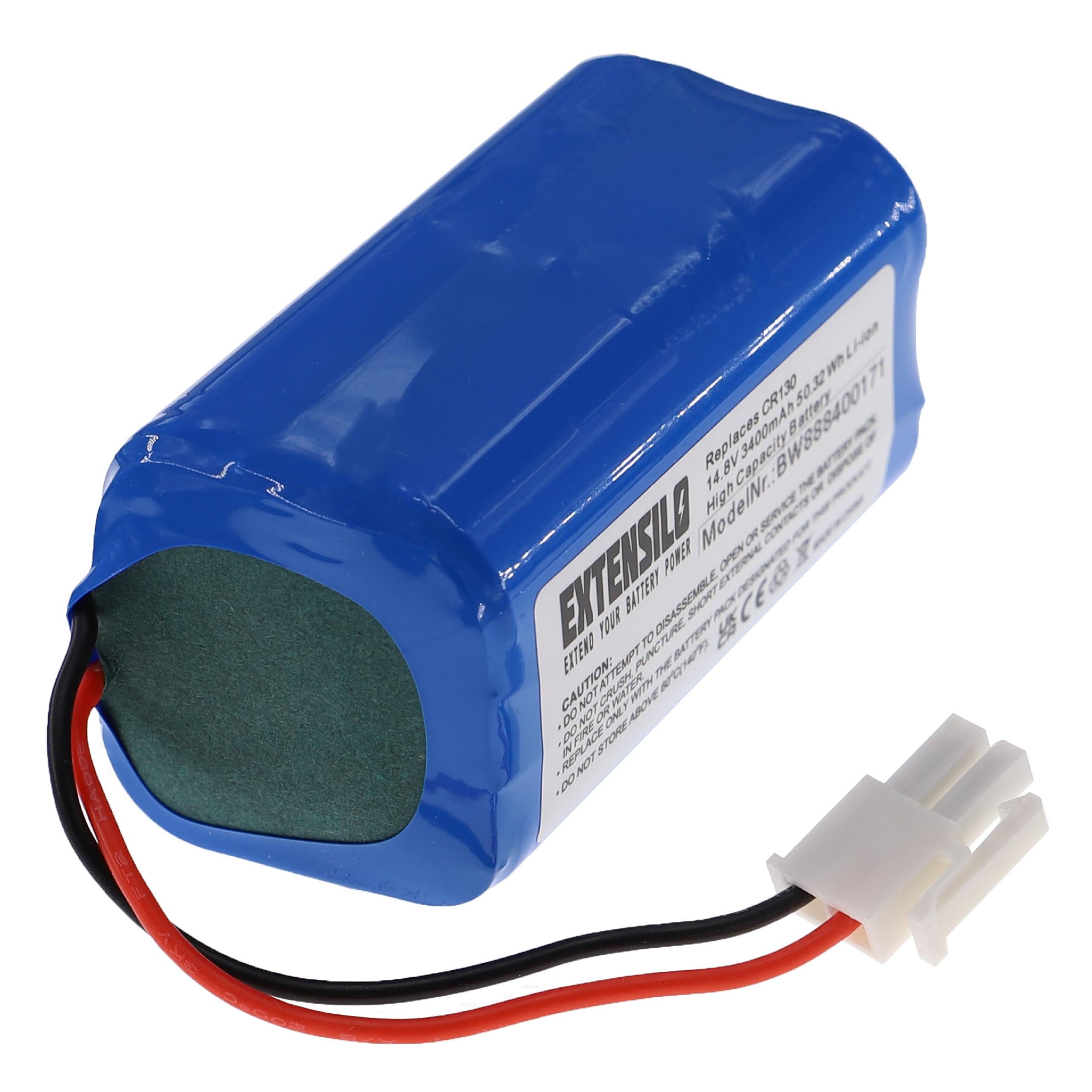 batteria compatibile con Silvercrest SSRA1 home cleaner (3400mAh, 14,8V, Li-Ion)