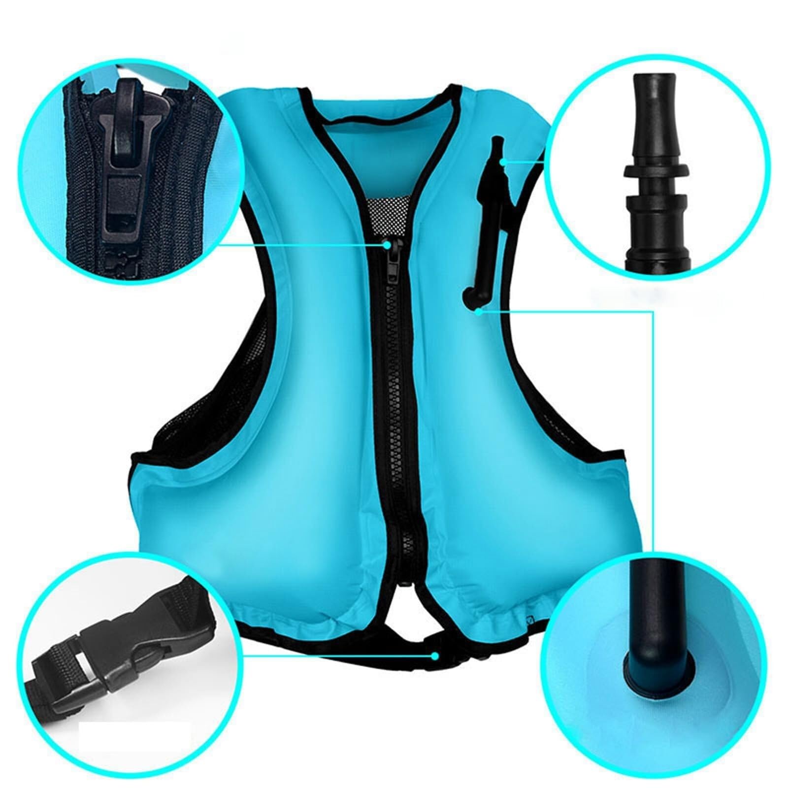 Aufblasbare Surfjacke for Angeln und Schwimmen