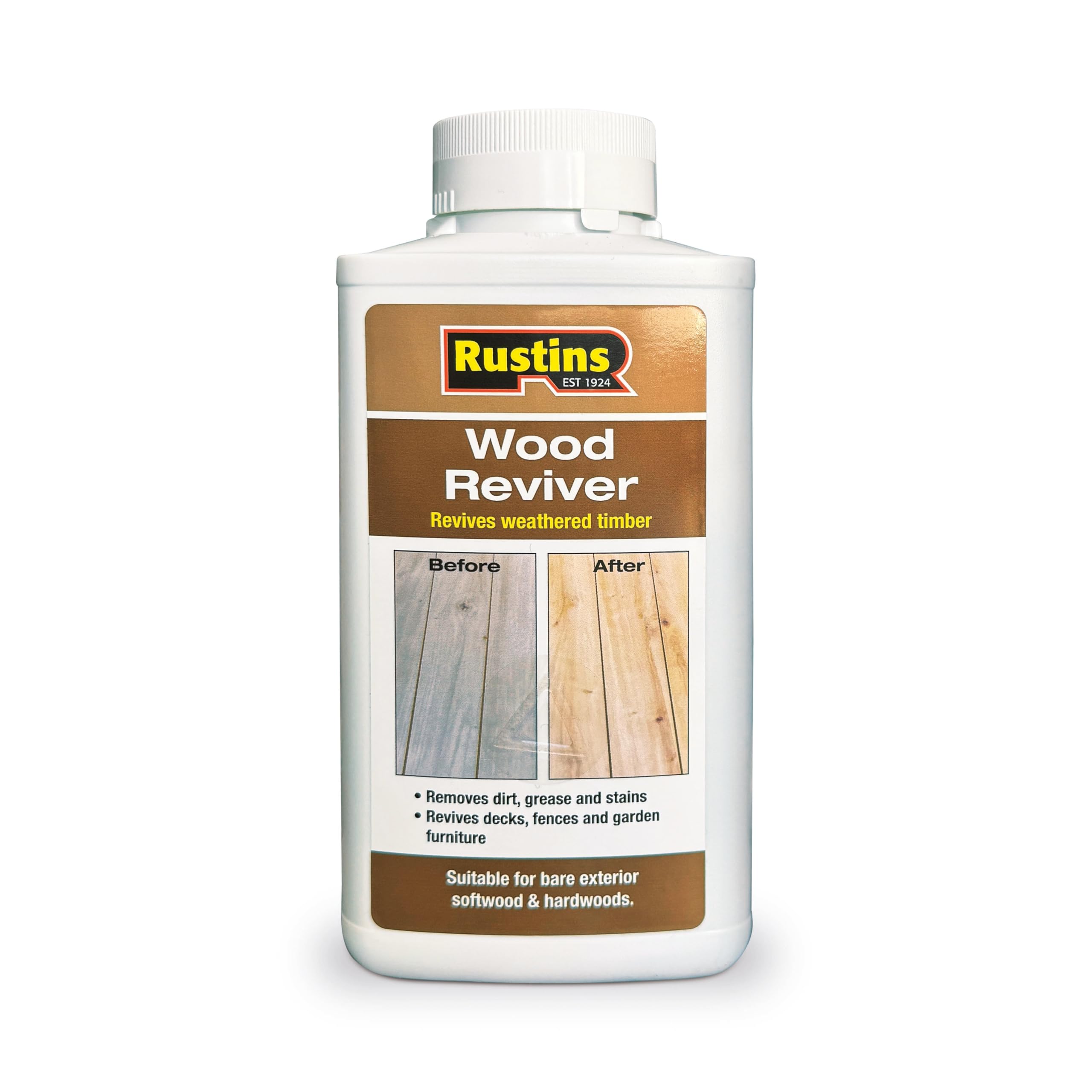 Rustins Wood Reviver 500Ml Restores Dull Surfaces 5015332006533