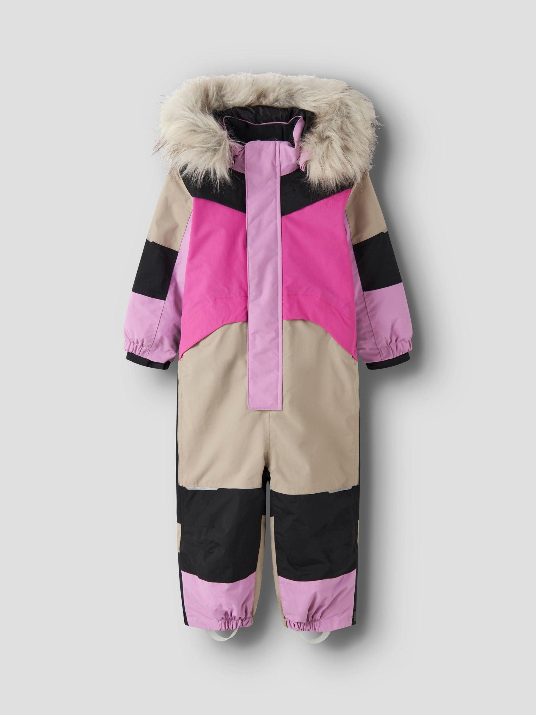 NAME IT Unisex Kinder Child Schneeanzug Storm12 Nmnstorm12 Ski Suit Block Fo (1er Pack)
