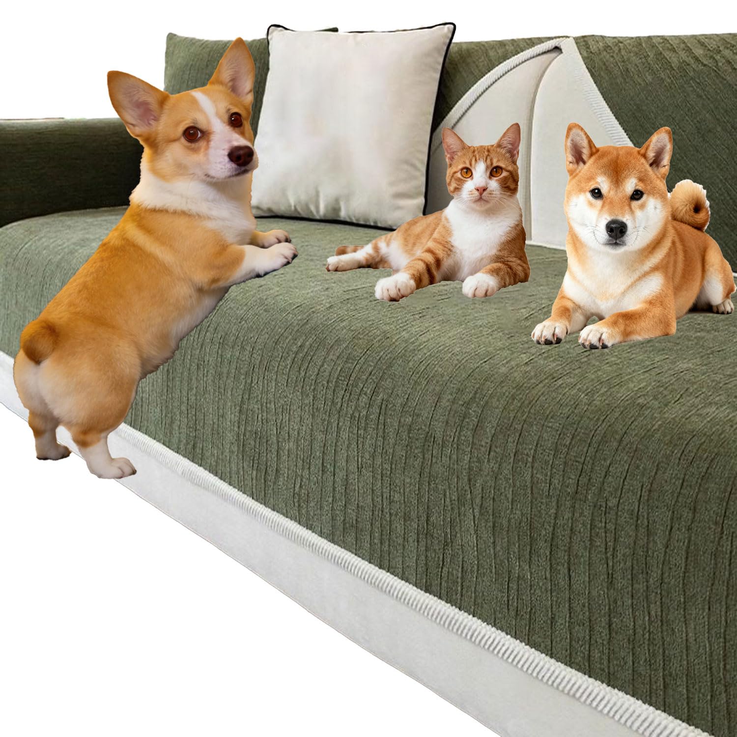 Housse de canapé antidérapante lavable tapis protection salon chambre chat chien