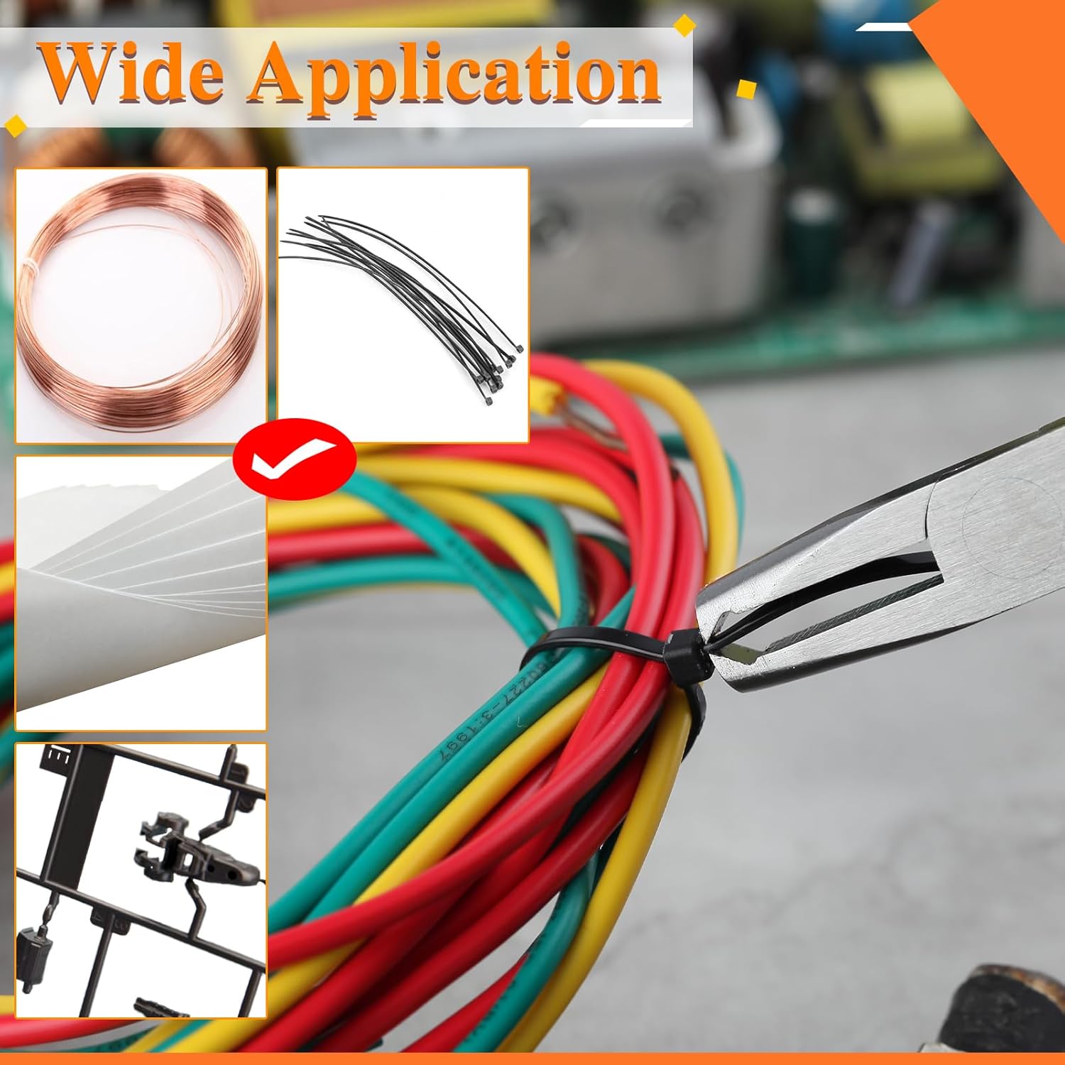 5" Transverse End Cutter with Flush Jaw 7mm SMT/SMD Chip Cutters Side Cutting Pliers