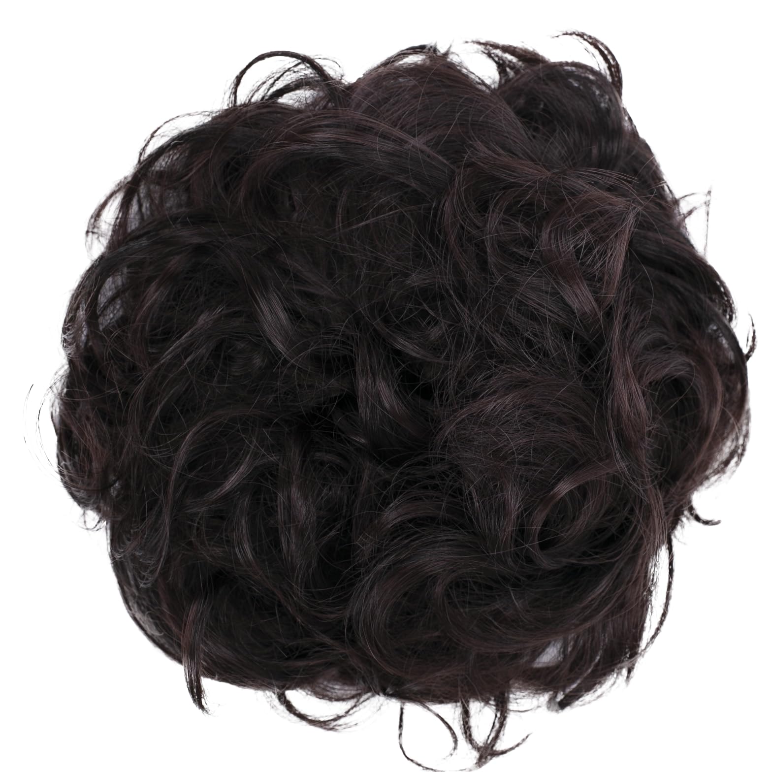CAISHA Elastico Per Capelli XXL Ispessimento Dei Capelli Voluminoso Resistente Al Calore Nero Rosso-Marrone Mix G17E