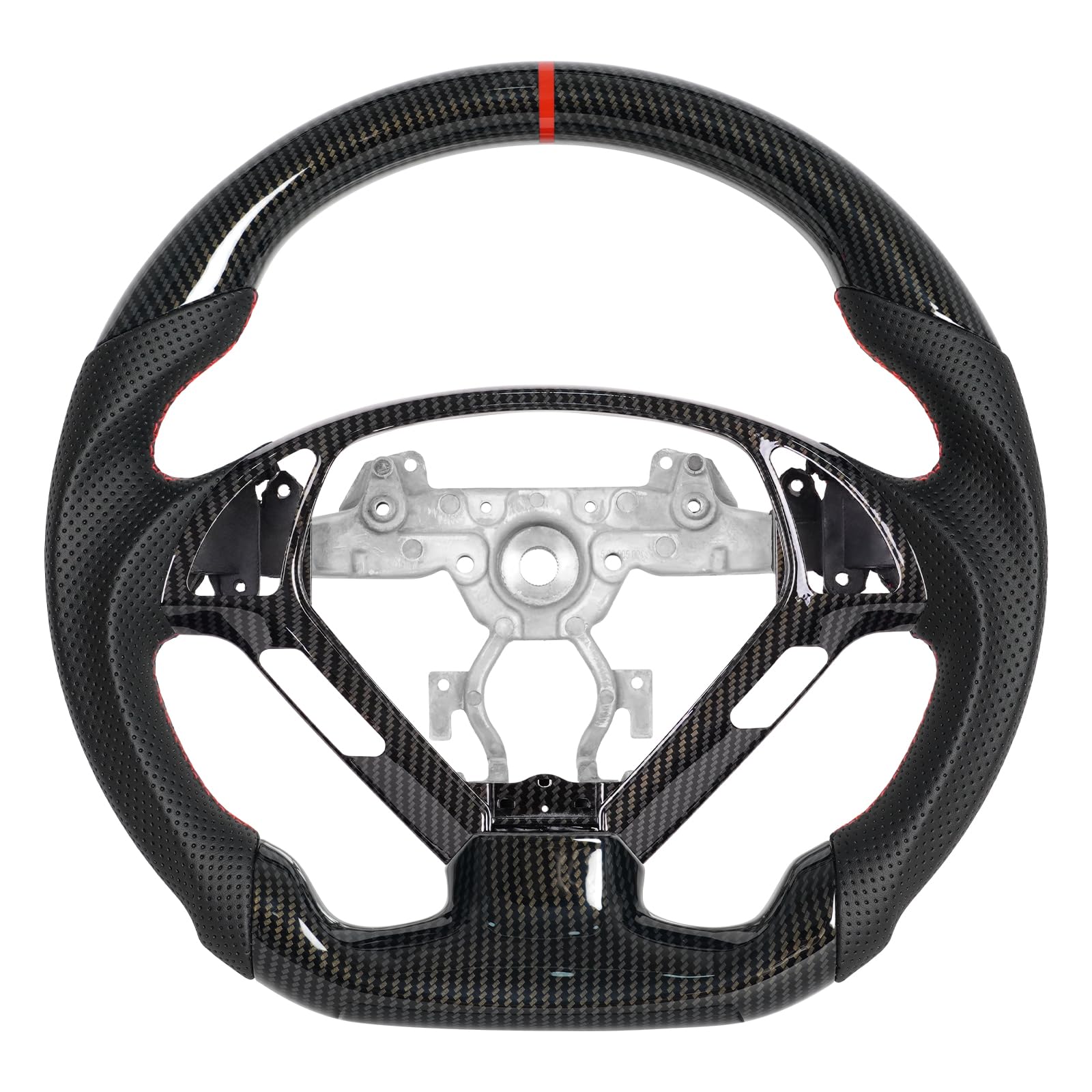 Hydro Dip Carbon Fiber Steering Wheel With Replacement Trim Fit for Infiniti G25 G35 G37 2007-2013 EX35 EX37 2008-2013 Automotive Car Steering Wheel