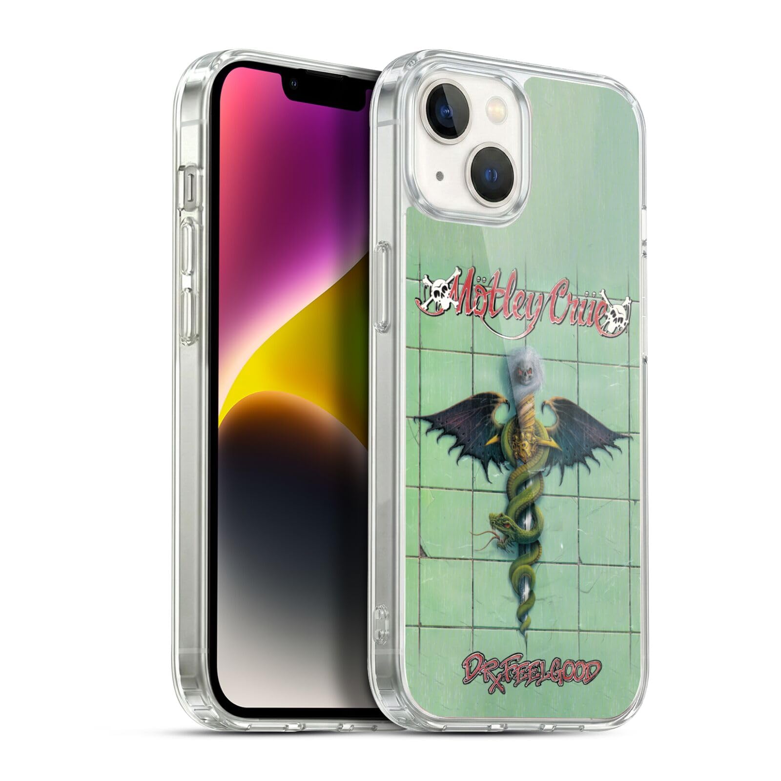 Funda Mötley Crüe para iPhone 14 Plus ideal para conciertos 7