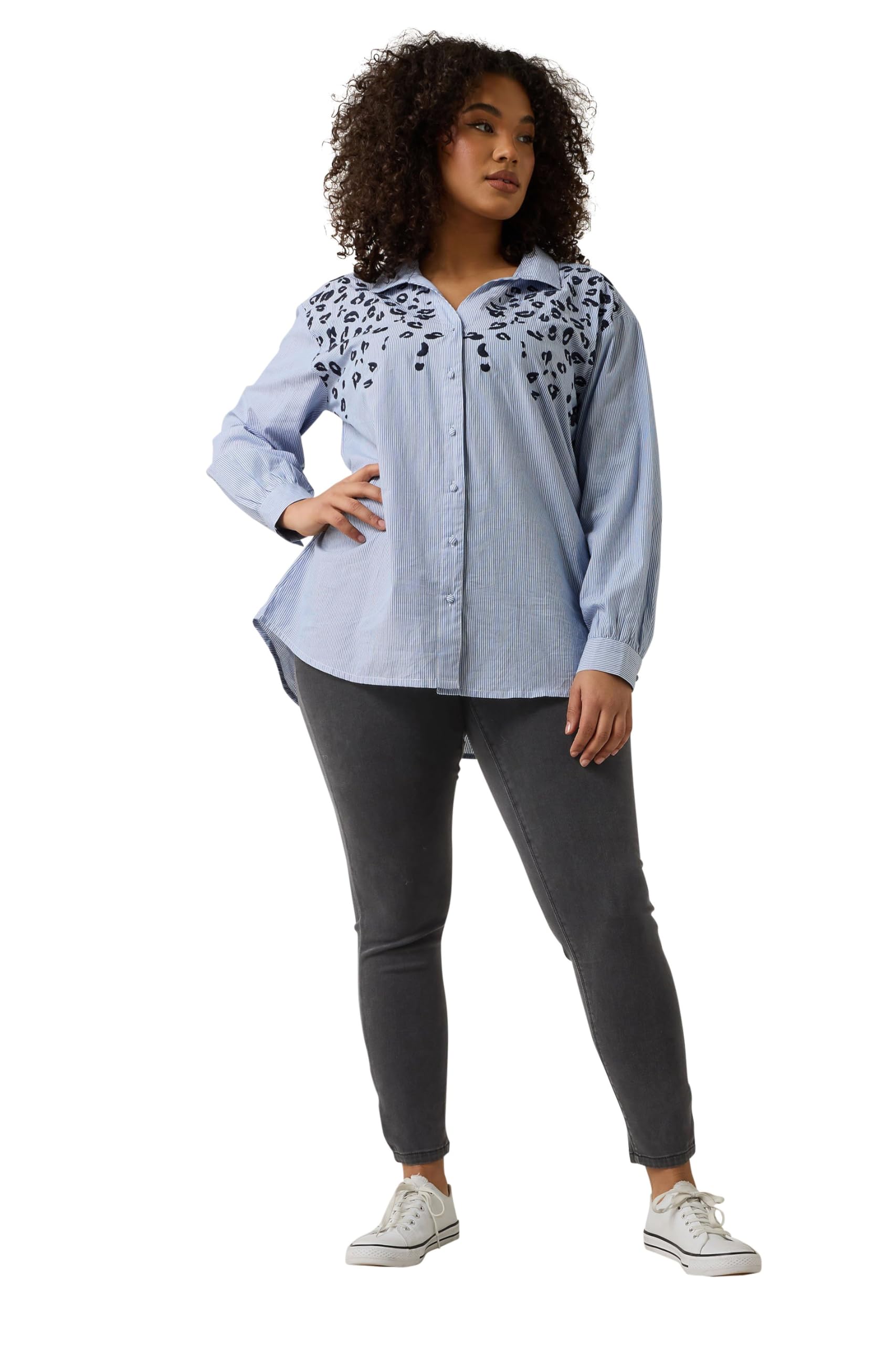 Evans Women's Charcoal Curve Grey Skinny Jeggings - Plus Size Curve