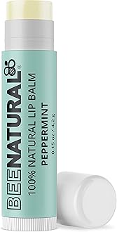 Bee Natural - 100% Natural Moisturising Lip Balm, Peppermint Flavour, 4.2 gNatrue