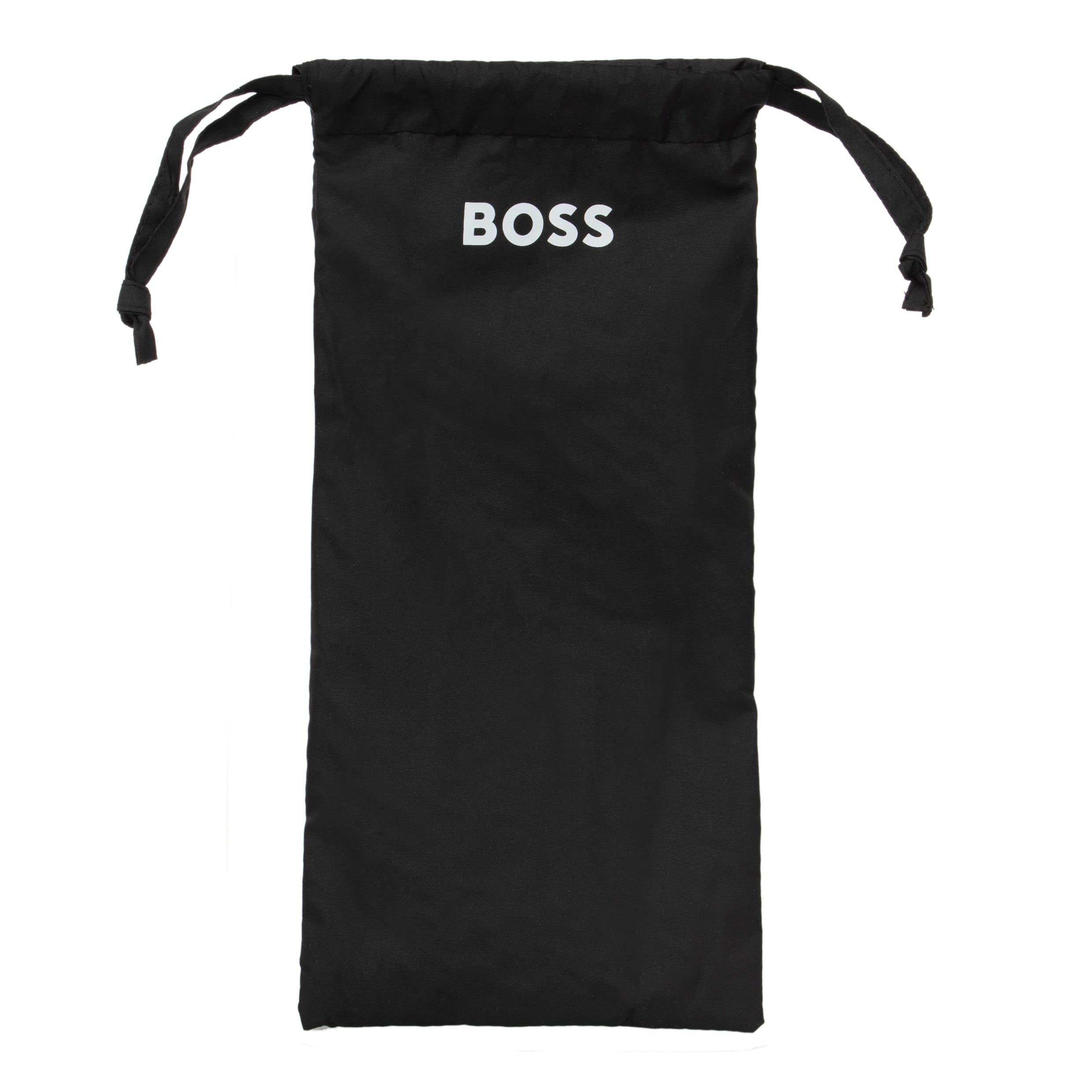 HUGO BOSS Iconic HUG321A - Paraguas de bolsillo (poliéster, tamaño abierto: longitud aprox. 56 cm, diámetro: 90 cm), Negro, Klein, Iconic