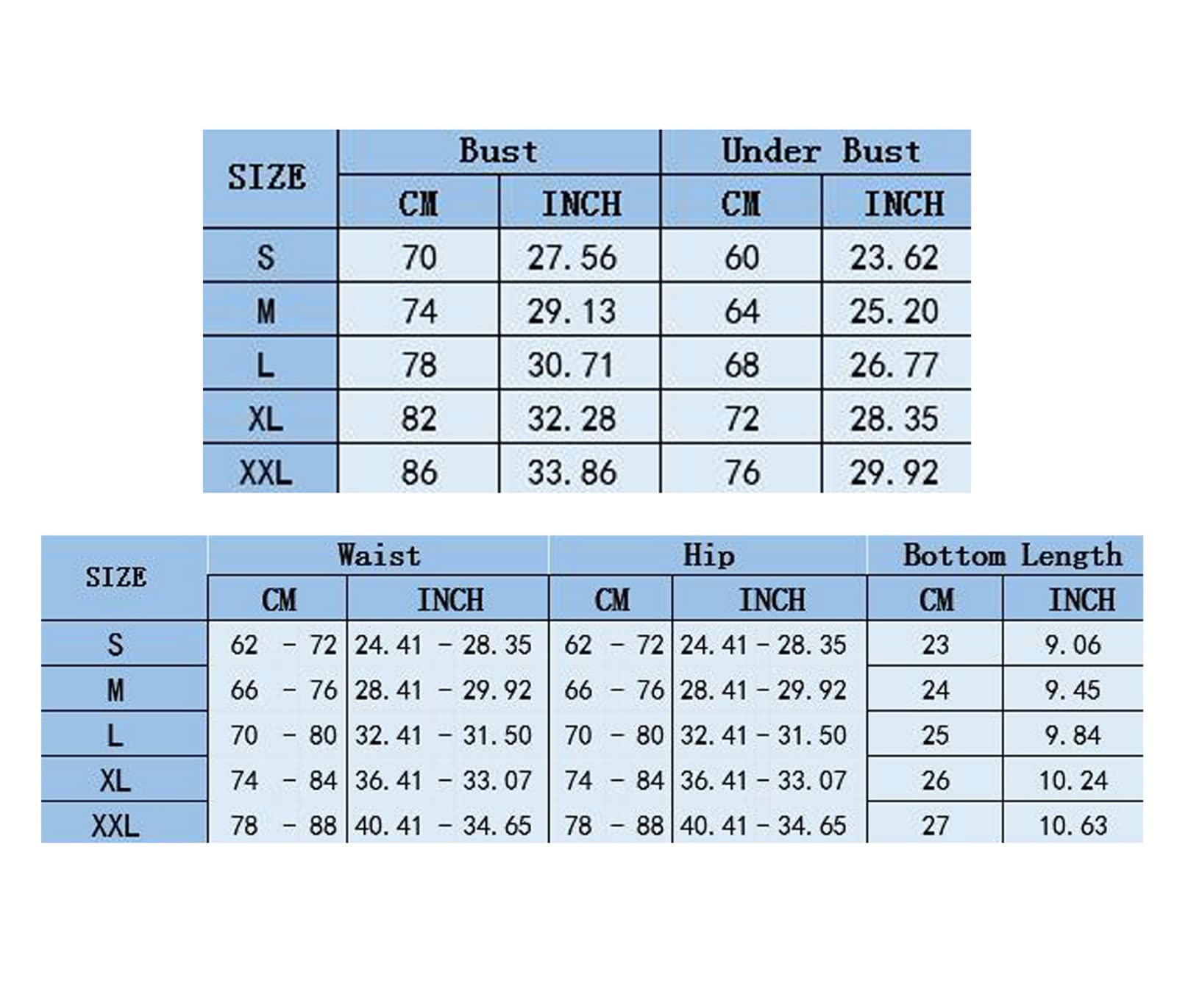 Generisch Bikini pour femme - Maillot de bain - Deux hauts rembourrés - Maillot de bain push-up - Maillot de bain haut - Maillot de bain pour femme - Tankinis