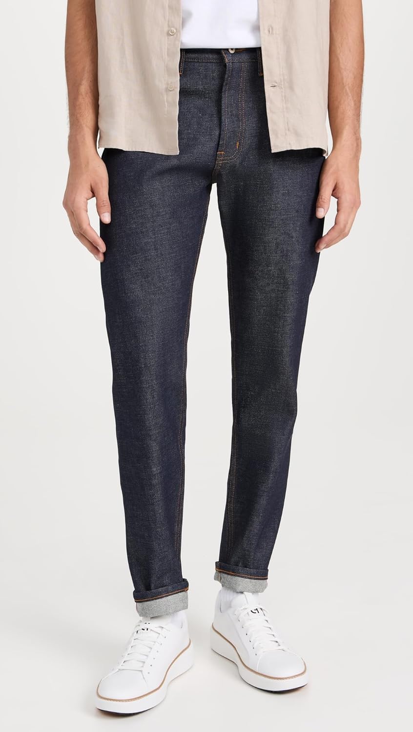 Naked & Famous Denim Mens Easy Guy - Dirty Fade Selvedge - Image 2