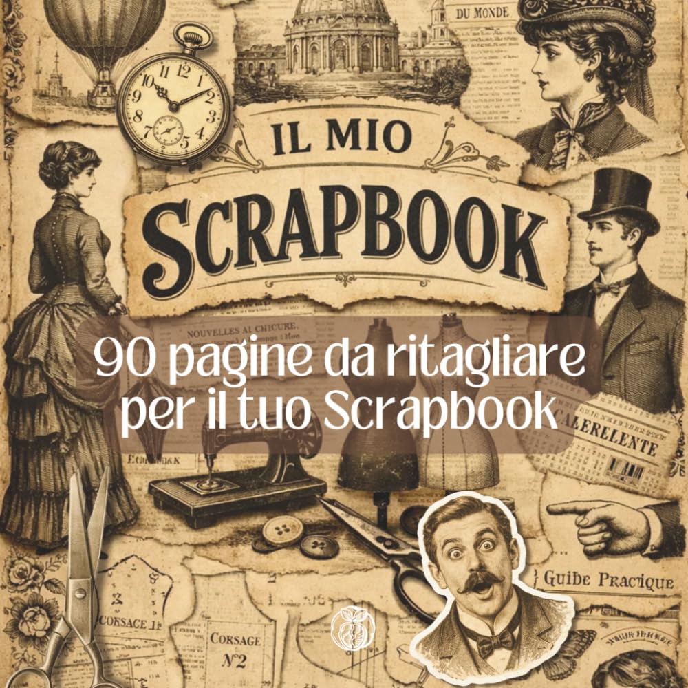 Il mio Scrapbook: 60 immagini per il tuo Scrapbook (Italian Edition)      Paperback – February 2, 2026
