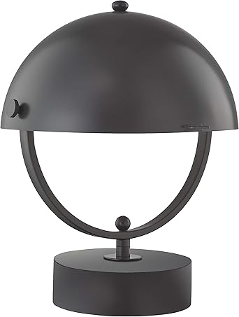 Ola Desk Lamp Modern Black Metal Table Lamp, Commercial Grade Quality for Living Room, Bedroom, or Office
