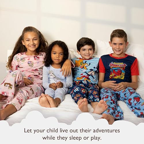 Miniatura 2 de Disney Unisex Kids' 2-piece Snug-fit Cotton Holiday Matching Pajama Set, Soft & Cute for Kids