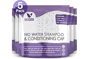 Medcosa No Rinse Shampoo Caps – Waterless Shampoo & Conditioner, Dry Shampoo for Women