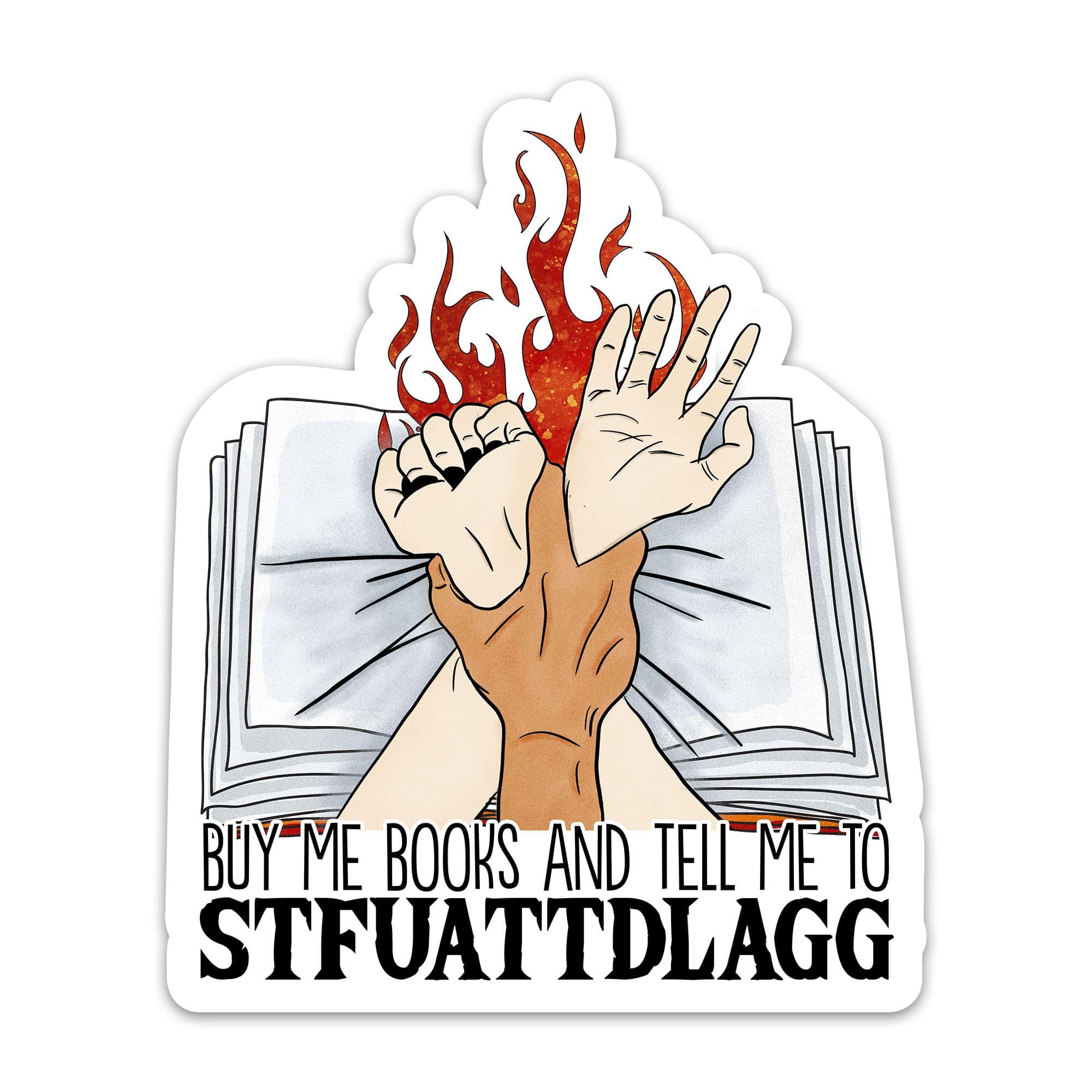 Autocollants Buy Me Books pour personnaliser votre gourde de sport et votre liseuse Kindle
