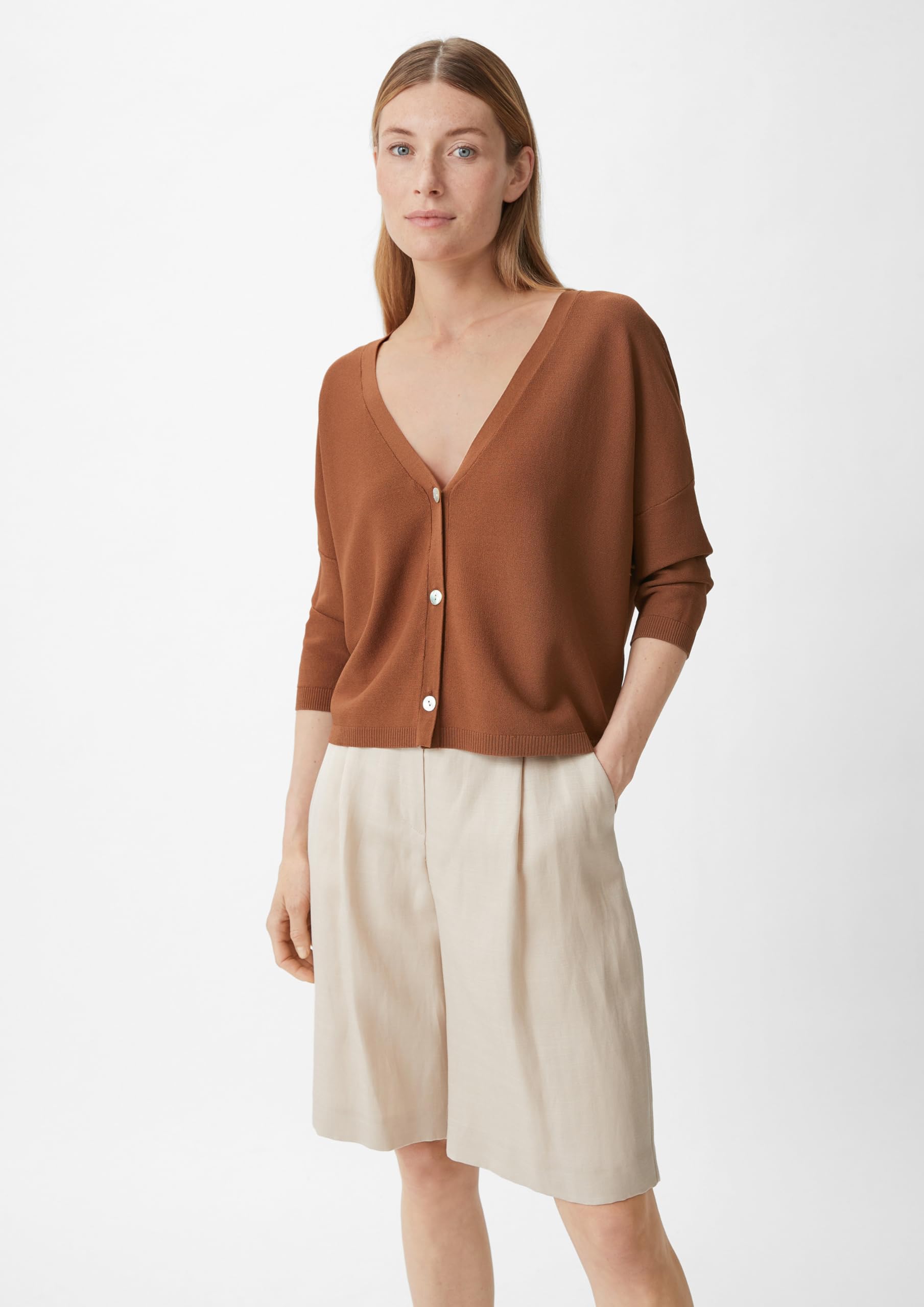 Comma Damen Sweater 2137573 8757 Brown S