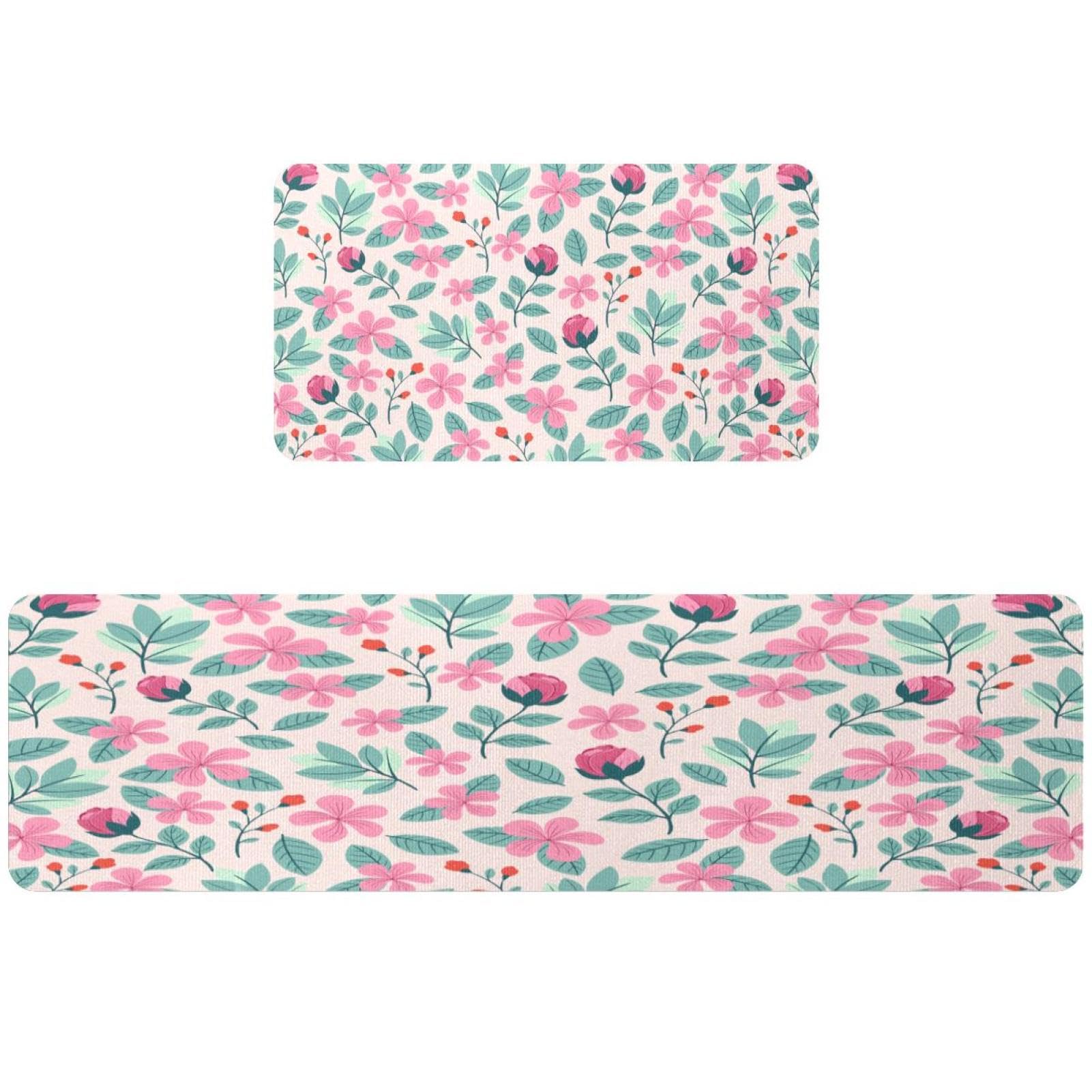 Tapis de cuisine absorbants lavables lot de 2 grand tapis couloir buanderie imprimé
