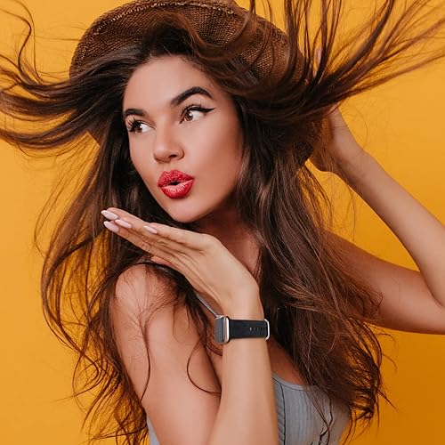 Miniatura 7 de Correas con grabado de flores compatibles con Apple Watch Band 1.614 in 1.575 in 1.496 in 1.732 in 1.654 in 1.772 in 1.929 in, correa deportiva de