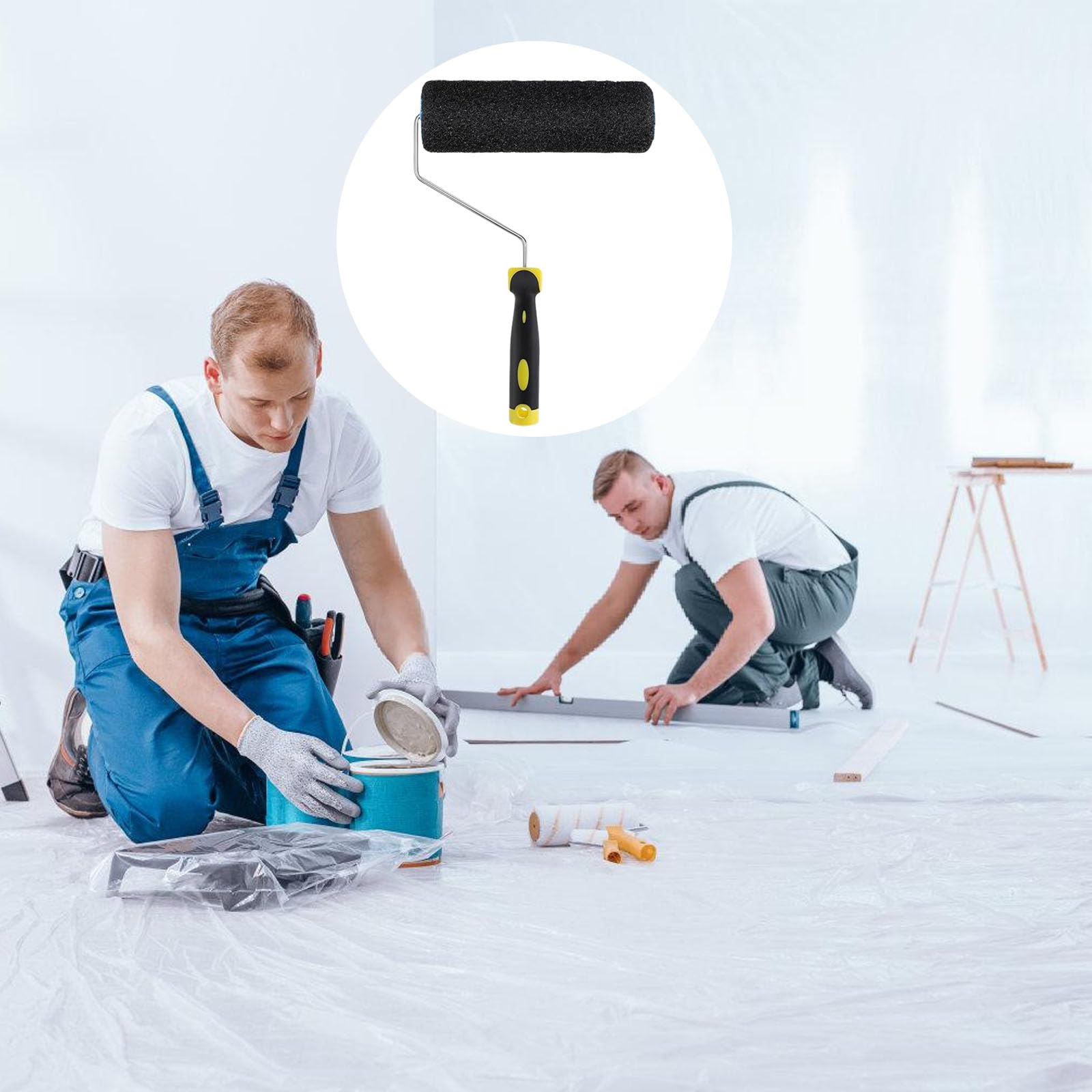 Mehrzweck Rollenabdeckungen für Trockenbauwände, 22, 9 cm (9 Zoll), 3 Stück, Zubehör für professionelle Wand und Deckenmalerei, Texturwalzenbürste